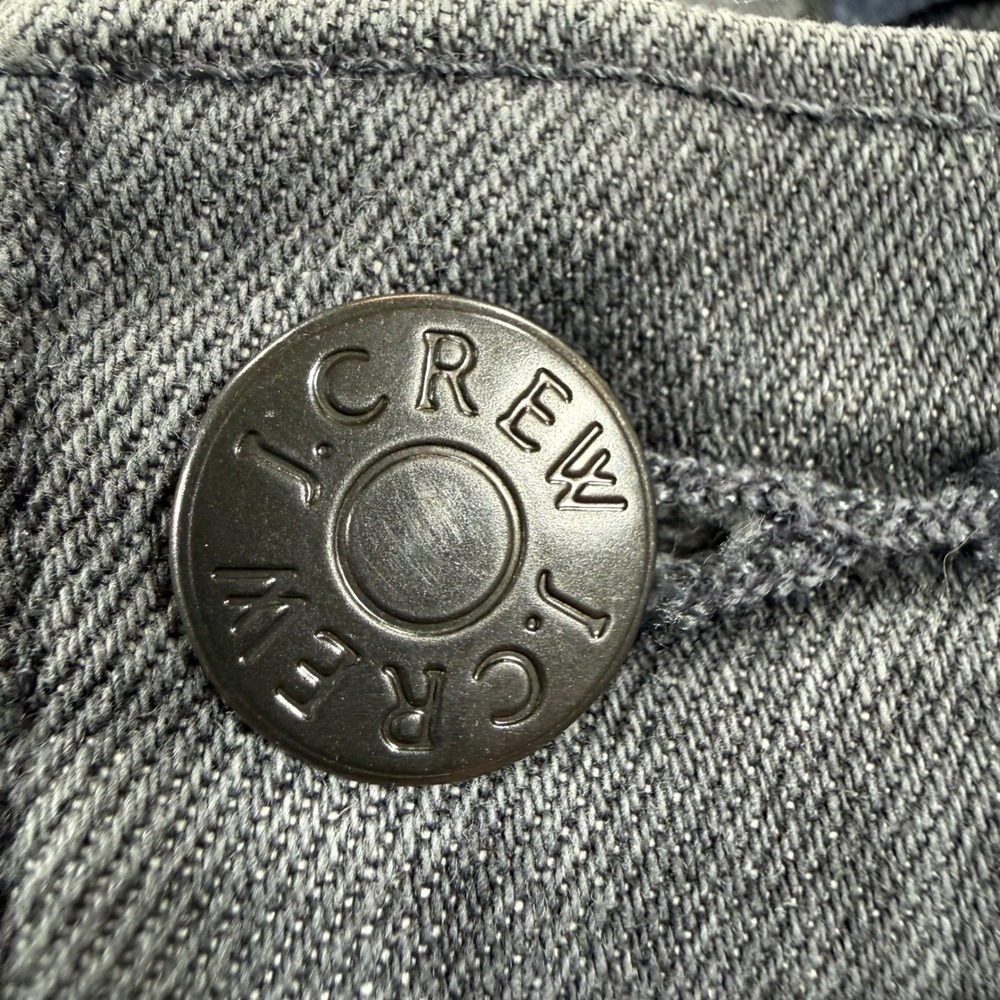 J.Crew Flex Straight Fit Jeans Mens 34x32 Gray Stretch Denim Pants - Picture 8 of 8